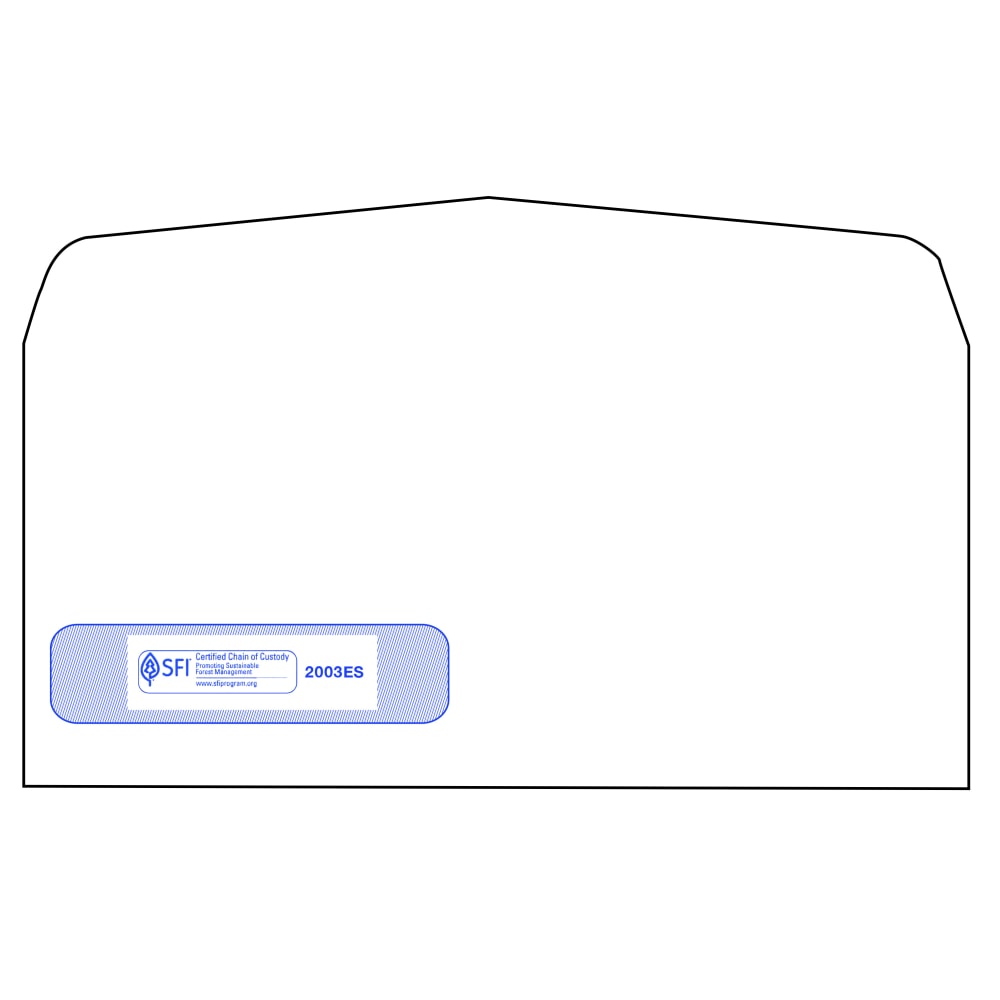 ComplyRight ADA Dental #10 Self-Adhesive Envelopes, Bottom Left Window, Self-Adhesive, Box Of 500 MPN:E-2003ES