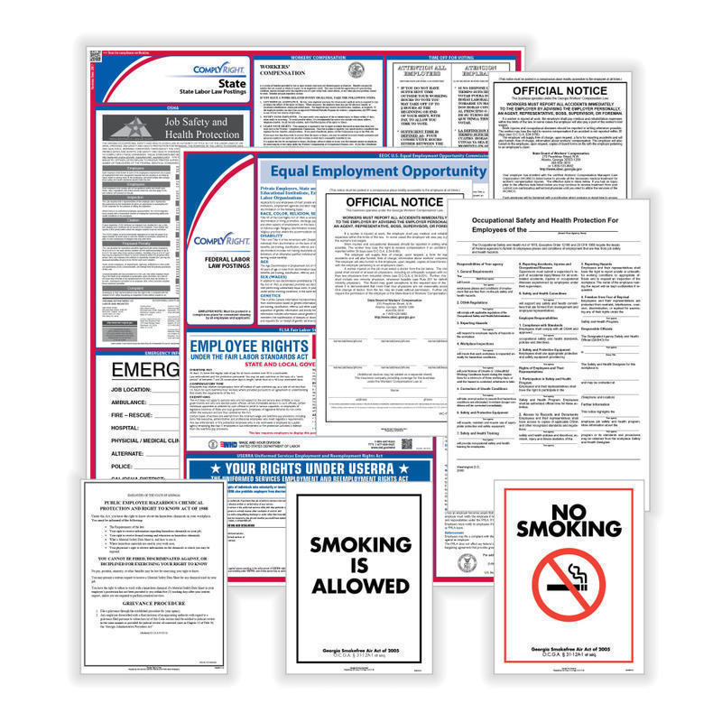 ComplyRight Public Sector Federal And State Labor Law 1-Year Poster Service, English, Pennsylvania MPN:U1200CPSECPA