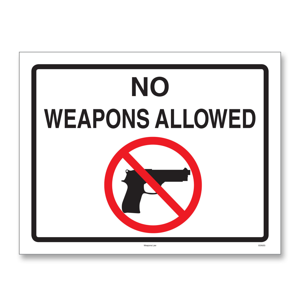ComplyRight State Weapons Law 1-Year Poster Service, English, North Carolina, 8 1/2in x 11in MPN:U1200CWPNC