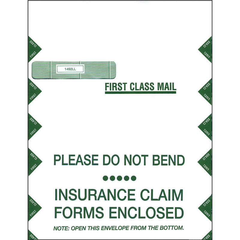 TFP Data Systems UB04 Hospital Claim Envelopes, Box Of 500 MPN:E-1492LL