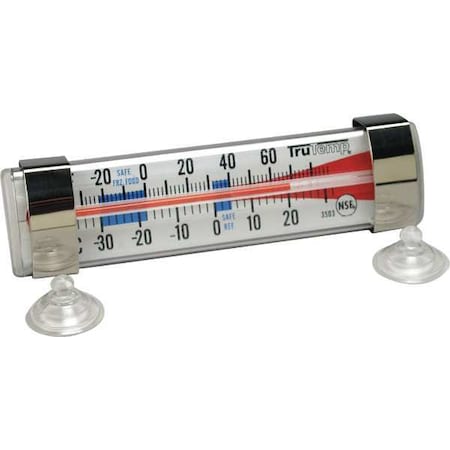 Refrigerator Freezer Thermometer, 3 3/4