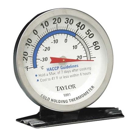 Analog Mechanical Food Service Thermometer with -30 to 70 (F) MPN:5981N