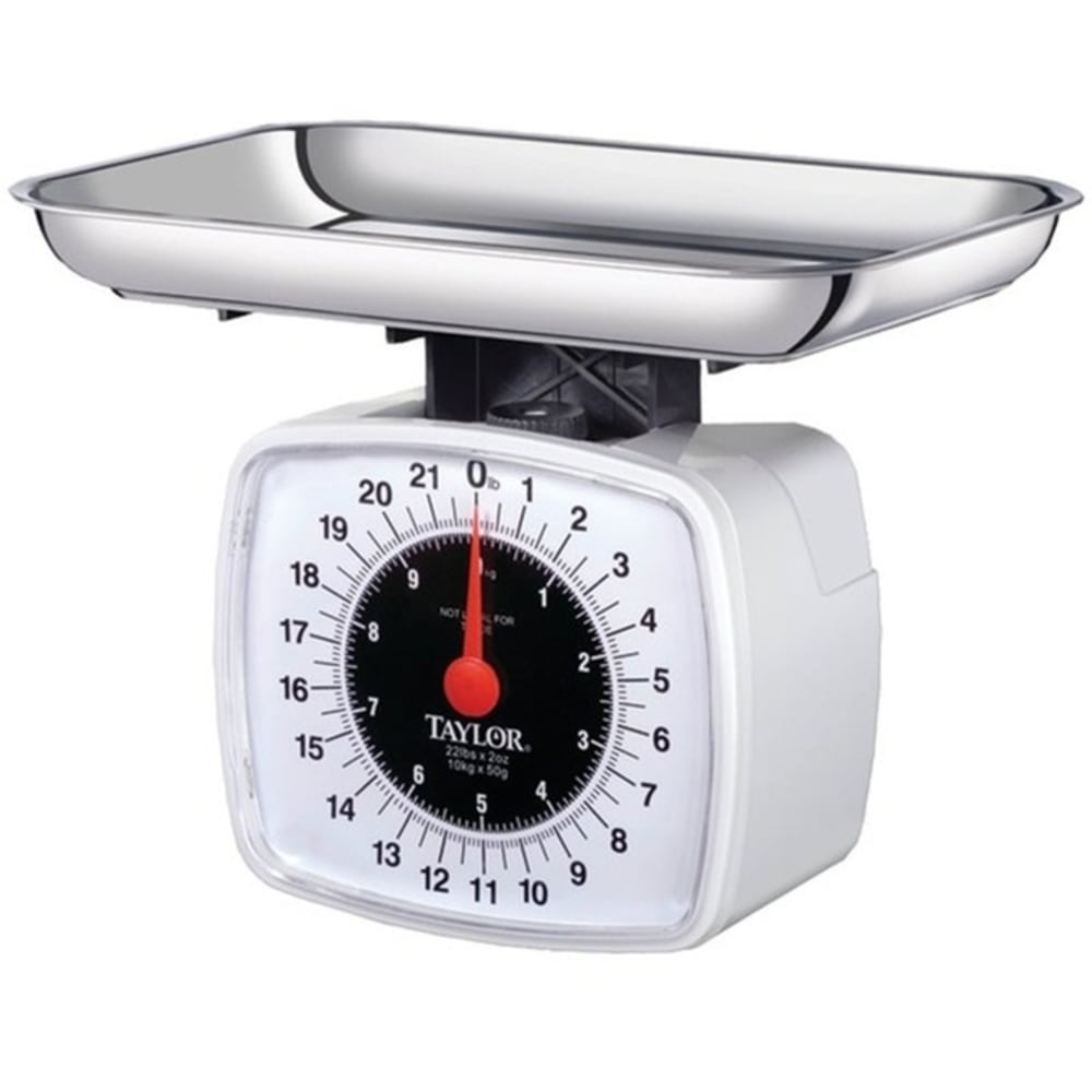Taylor Mechanical Kitchen Scale, 22 Lb MPN:3880-4016T