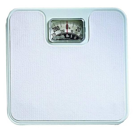 Bath Scale, Mechanical, Capacity 136kg, 300 lb, Surface Width 10 1/2in, Steel, Analog Dial MPN:20044014EXP