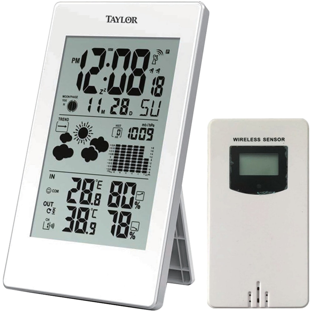 Taylor 1735 Digital Weather Forecaster, 11inH x 8.6inW x 1.5inD MPN:1735