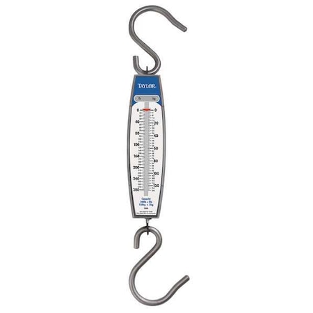 Mechanical Hanging Scale, 127kg/280 lb. MPN:3328410410