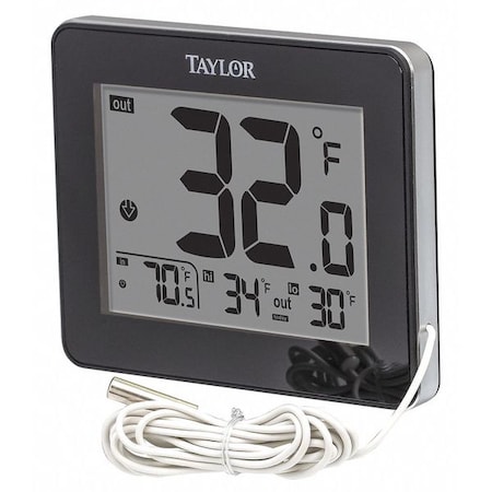 Digital Thermometer, 14 Degrees to 140 Degrees F for Wall or Desk Use MPN:1710