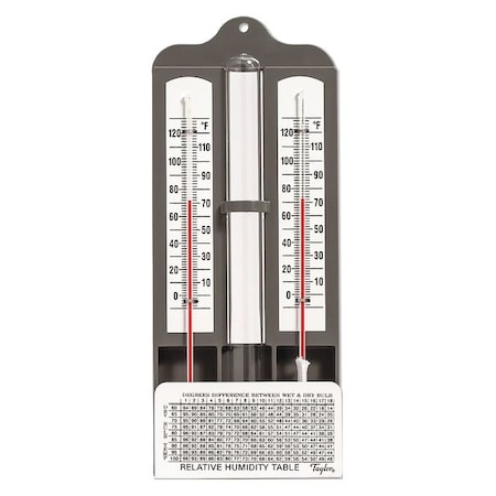 Mason Hygrometer, Range 0/120 F MPN:5525J1