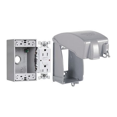 Electrical Box, 283.5 cu in, Outlet Box Type, 1 Gang, Aluminum MPN:MKG4280SS