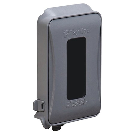 While In Use Weatherproof Cover, 1 Gans, For Decora/GFCI Electrical Component Type, Gray, NEMA 3R MPN:ML450G