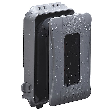 1 -Gang Horizontal or Vertical Weatherproof Cover, Polycarbonate MPN:ML500G