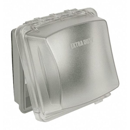 2 -Gang Vertical Box Cover, Polycarbonate MPN:MM2420C