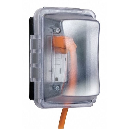 1 -Gang Horizontal or Vertical Weatherproof Cover, Polycarbonate MPN:MM510C