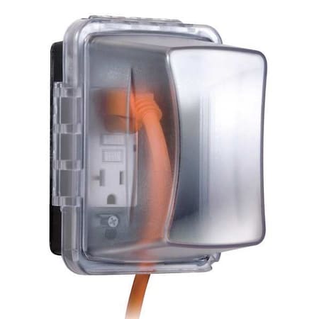 1 -Gang Horizontal or Vertical Weatherproof Cover, Polycarbonate MPN:MM710C