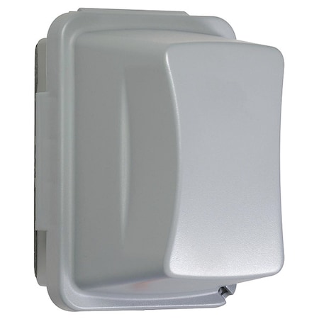 1 -Gang Horizontal or Vertical Weatherproof Cover, Polycarbonate MPN:MM710G