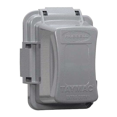 Box Cover, Outlet Box Type, 1 Gang, Polycarbonate, In-Use Cover Type MPN:MM720G