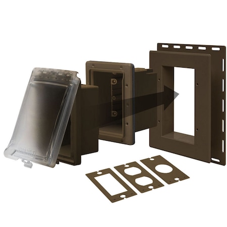 Weatherproof Cover, 1 Gang, Non-metallic, In-Use Cover Type MPN:MR420CZ