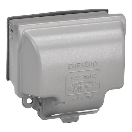1 -Gang Horizontal Weatherproof Cover, Aluminum MPN:MX3300