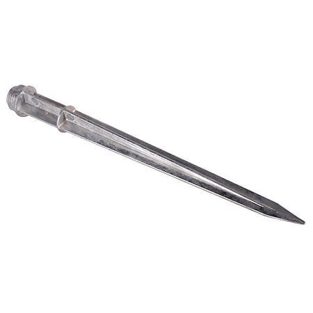 Ground Stake, Gray, Fits 1/2