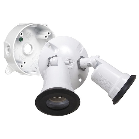 Floodlight Lampholder Kit, Incndscnt, 150W MPN:LT233WH