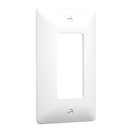Masque Decorator Wall Plates, Number of Gangs: 1 Plastic, Textured Finish, White MPN:5000W