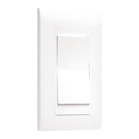 Allure Wall Plates, Number of Gangs: 1 Plastic, White MPN:A1000W