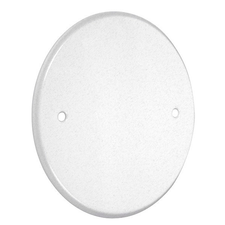 Round Blank Plate, Metal, Textured Finish, White MPN:LPB3400
