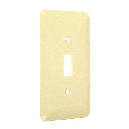 Toggle Princess Wall Plates, Number of Gangs: 1 Metal, Textured Finish, Ivory MPN:WRTI-T