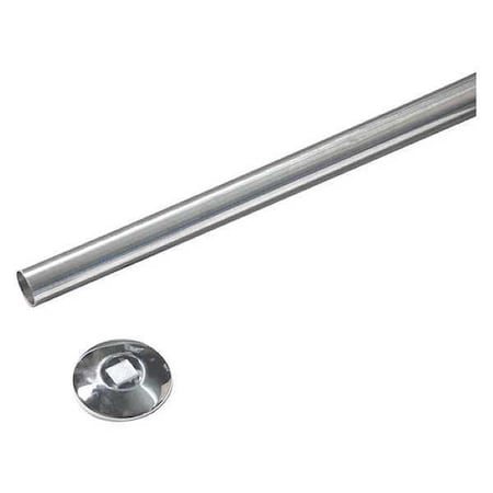 Rod Flanges, Bathroom, Polished Chrome, PR MPN:01-9659