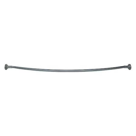 Curved Shower Rod, SS, 60in L, Satin Nickel MPN:01-C6289SN