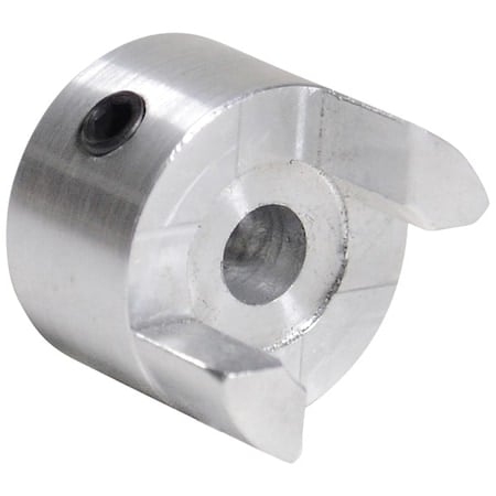 Jaw Coupling Hub, AL050, Aluminum, 5/8