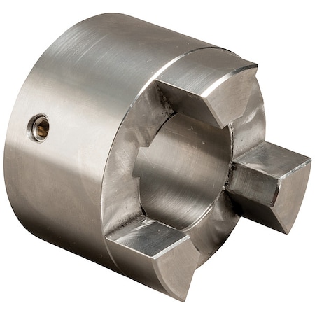 Jaw Coupling Hub, SS075, Stnls Stl, 3/4