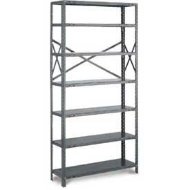 Tri-Boro T-Bolt 7 Shelf 18 Ga Open Steel Shelving Unit Starter 42