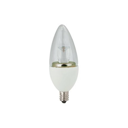 LED, 5W B11, DIM, 2700K E12, Blunt Tip MPN:LED5E12B1127K