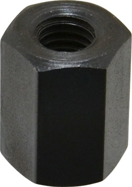 M8x1.25 Metric Coarse, 19mm OAL Steel Standard Coupling Nut MPN:61502