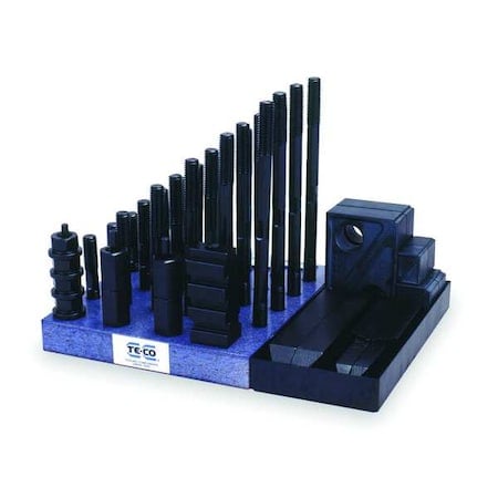 Clamping Kit, Super, 5/8, 1 In, 51 Pcs MPN:20206