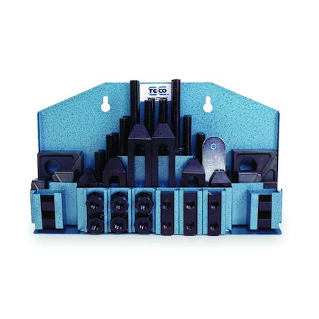 Clamping Kit, 9/16, 1/2-13 Stud, 52 Pcs MPN:20401