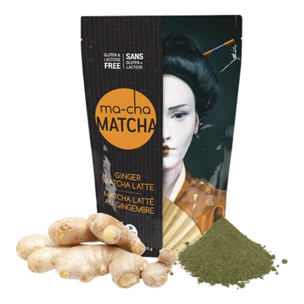 Ma-Cha Ginger Latte Mix, 7.9 Oz, 12 Per Box, Carton Of 3 Bags MPN:119-EA