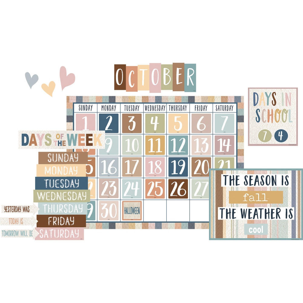 Teacher Created Resources Everyone Is Welcome 109-Piece Calendar Bulletin Board Set MPN:TCR7119