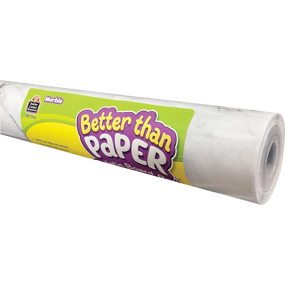 Teacher Created Resources Better Than Paper Bulletin Board Paper Rolls, 4ft x 12ft, Marble, Pack Of 4 Rolls MPN:TCR32449