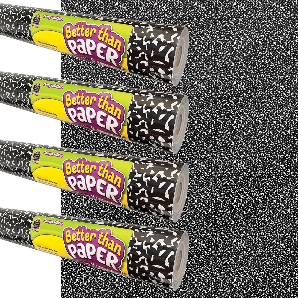Teacher Created Resources Better Than Paper Bulletin Board Roll, 4ft x 12ft, Composition, 4-Pack MPN:TCR32473