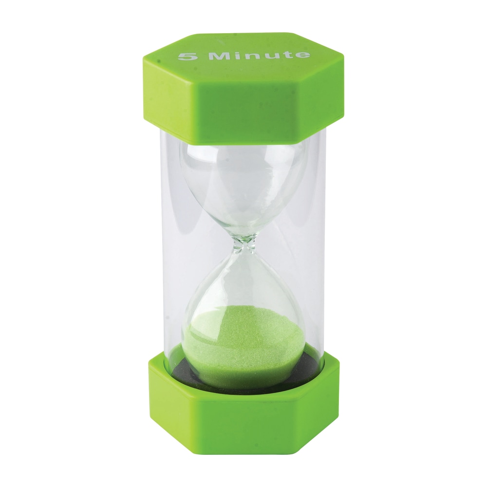 Teacher Created Resources 5-Minute Large Sand Timer, Green MPN:TCR20660-2