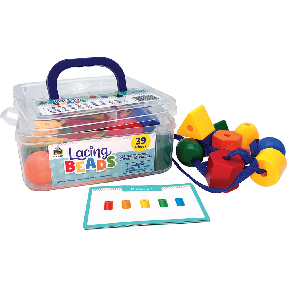 Teacher Created Resources Lacing Beads, Multicolor MPN:TCR21033