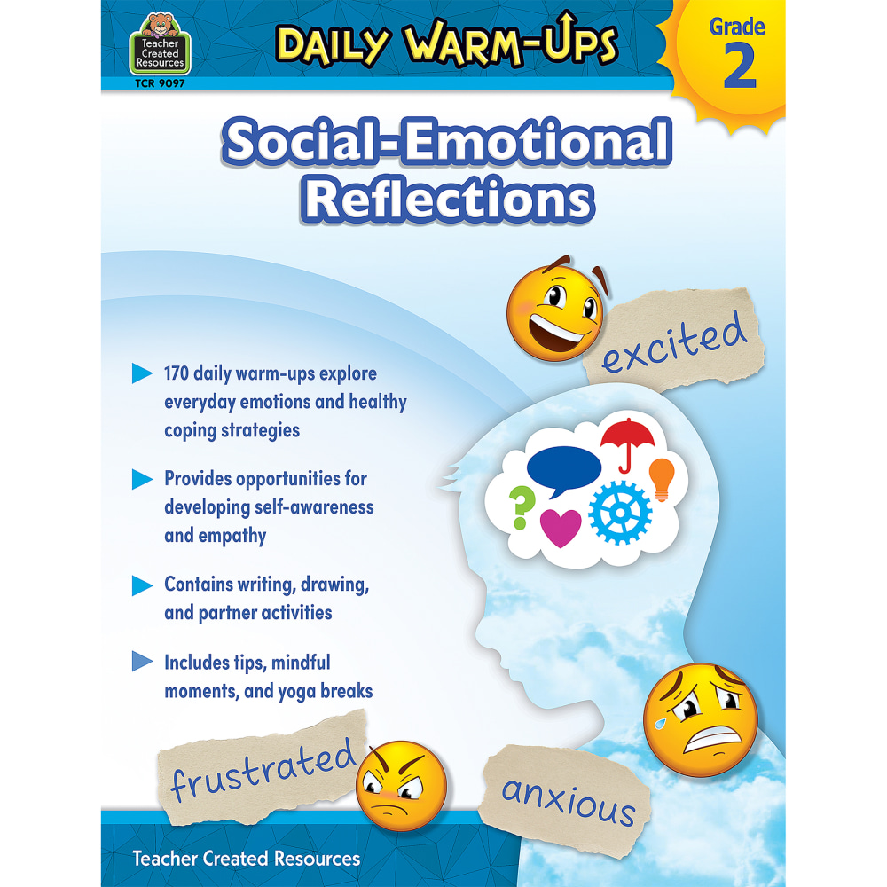 Teacher Created Resources Daily Warm-Ups: Social-Emotional Reflections, 2nd Grade MPN:TCR9097