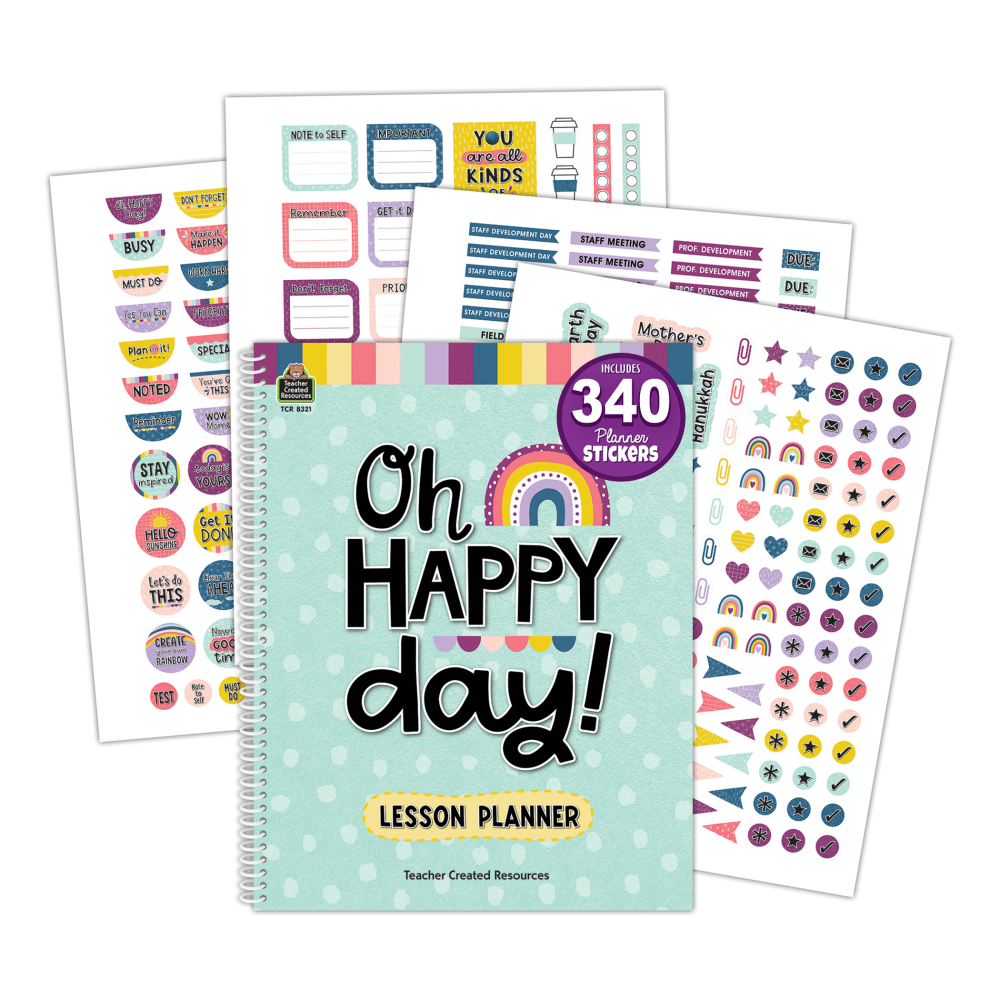 Teacher Created Resources Oh Happy Day Lesson Planner MPN:TCR8321