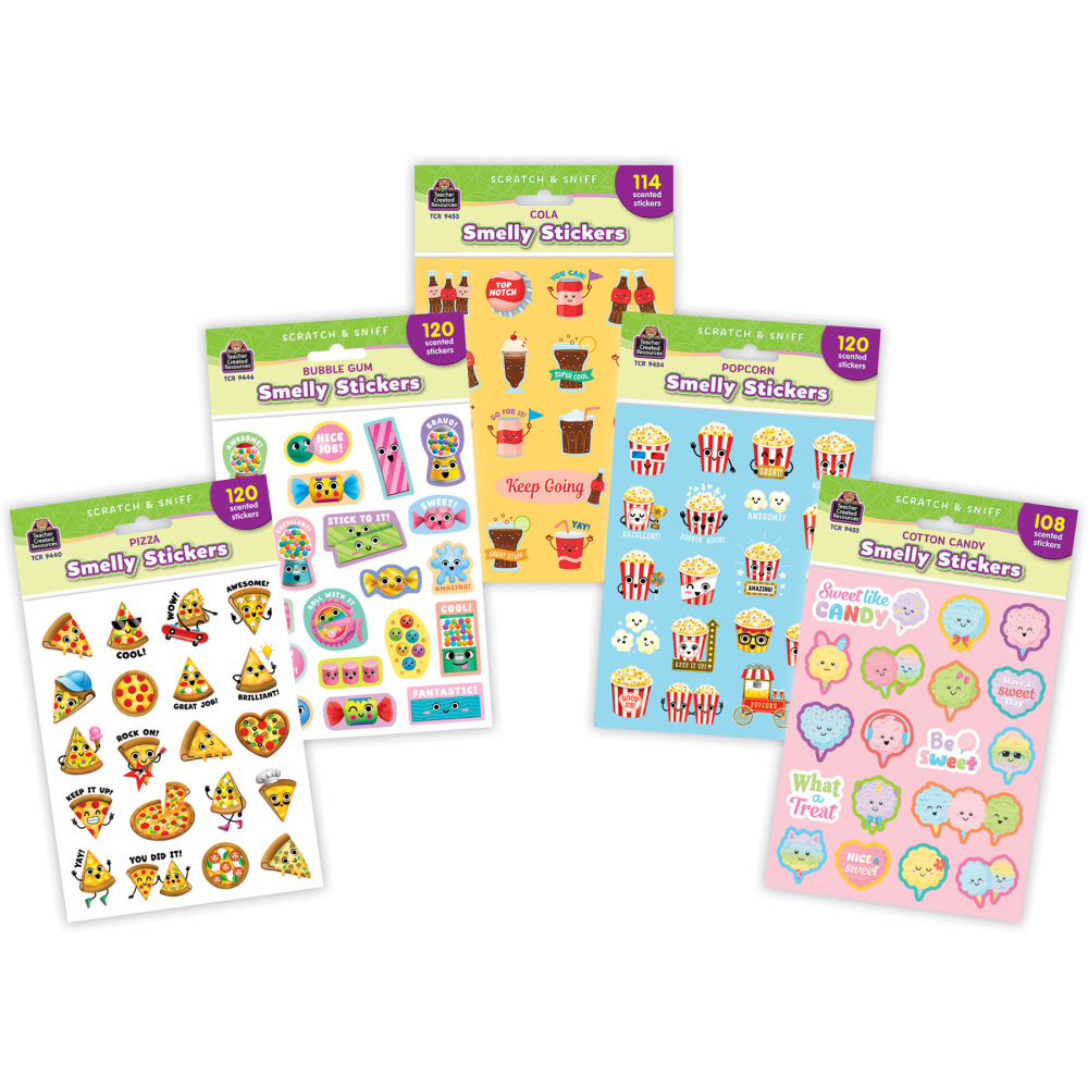 Teacher Created Resources Smelly Stickers, Fun Fair, 582 Stickers MPN:TCR2088723