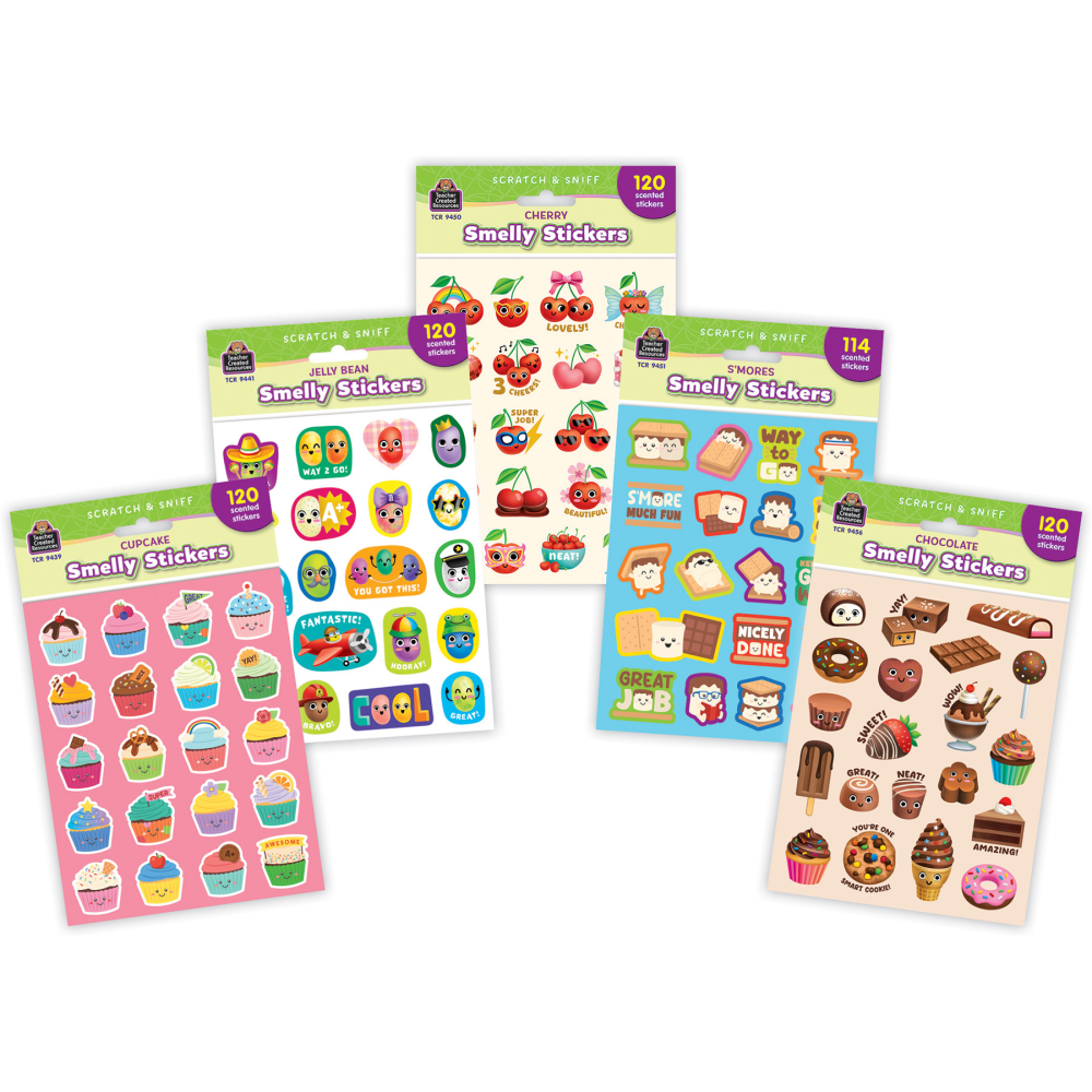 Teacher Created Resources Smelly Stickers, Sweet Treats, 594 Stickers MPN:TCR2088724