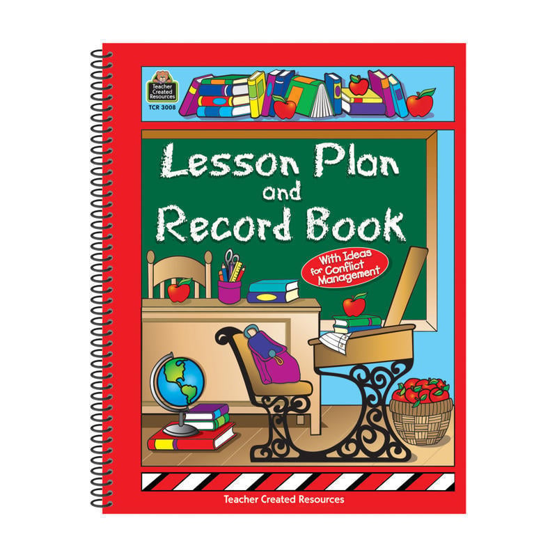Teacher Created Resources Lesson Plan And Record Books, Pack Of 2 MPN:TCR3008-2