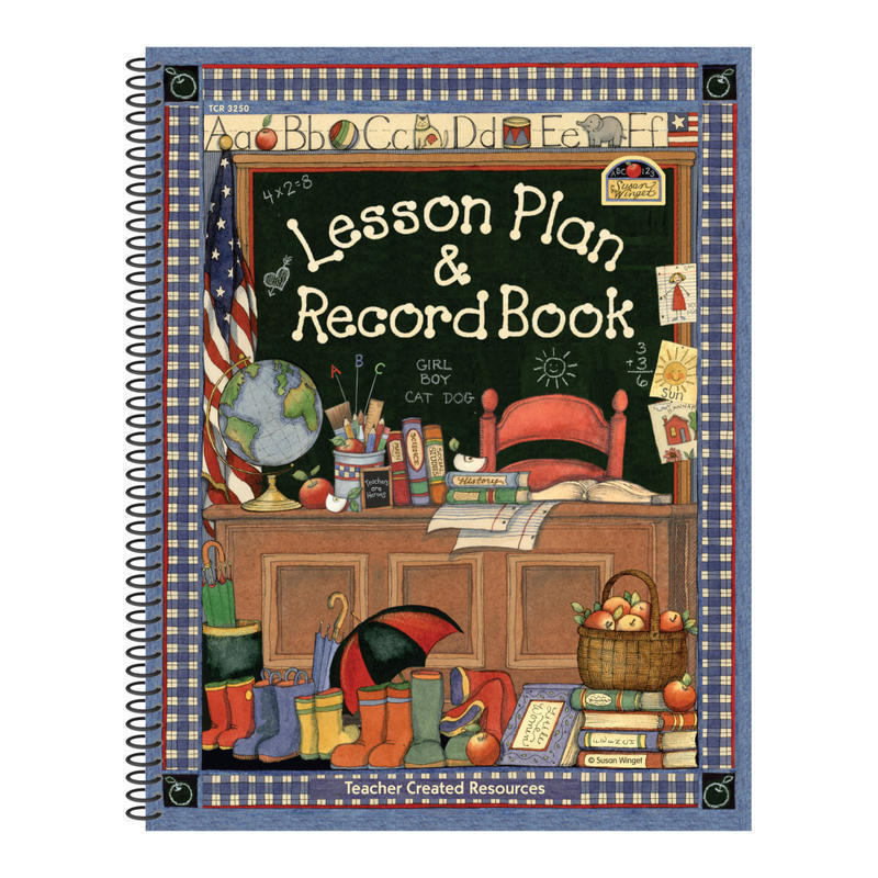 Teacher Created Resources Susan Winget Lesson Plan And Record Books, Pack Of 2 MPN:TCR3250-2