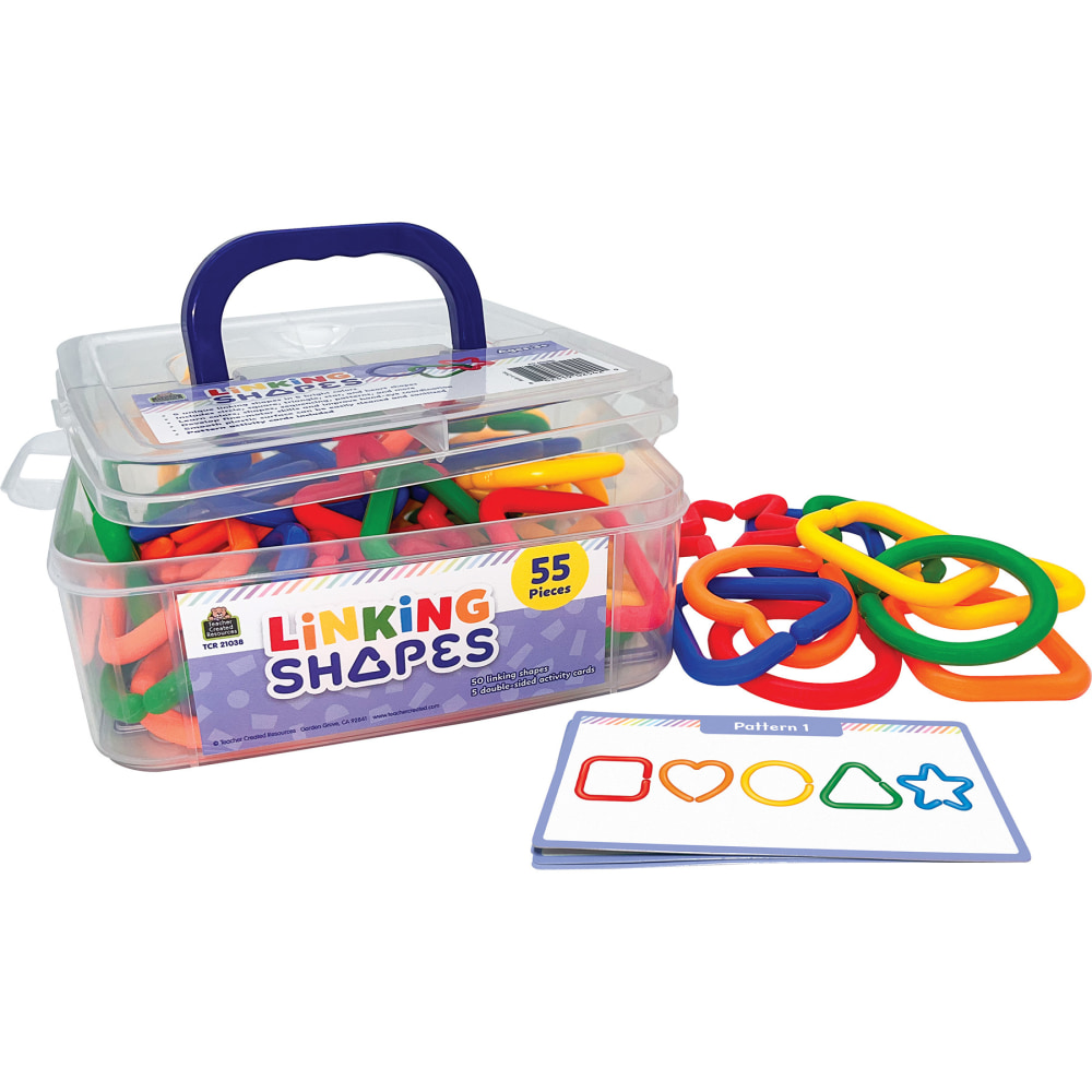 Teacher Created Resources Linking Shapes, Multicolor MPN:TCR21038